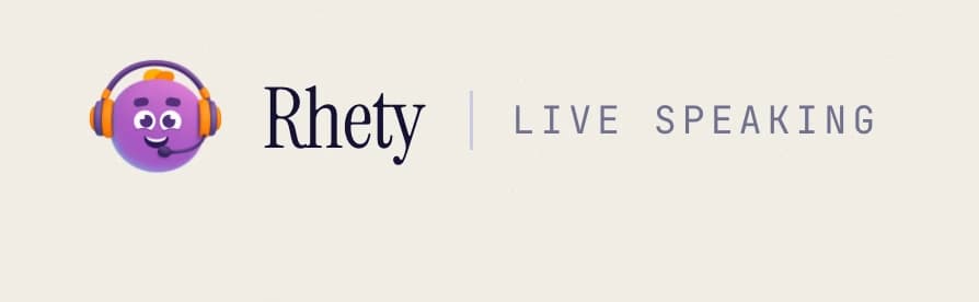 Rhety Live Speaking - Online English Teachers job post Rhety Live Speaking Logo for Online English Teachers Jobs