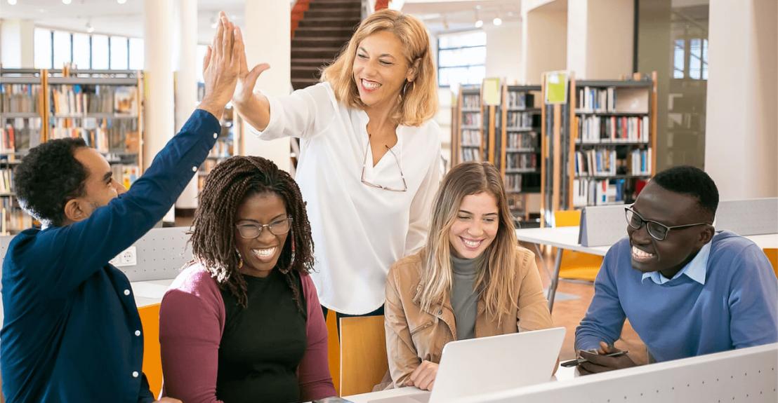 Teacher in classroom