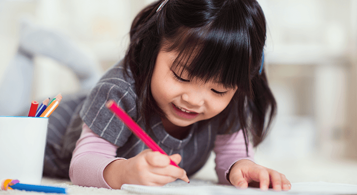 Japanese kindergarten student drawing