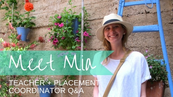 Teacher & Placement Coordinator Q&A: Meet Mia!