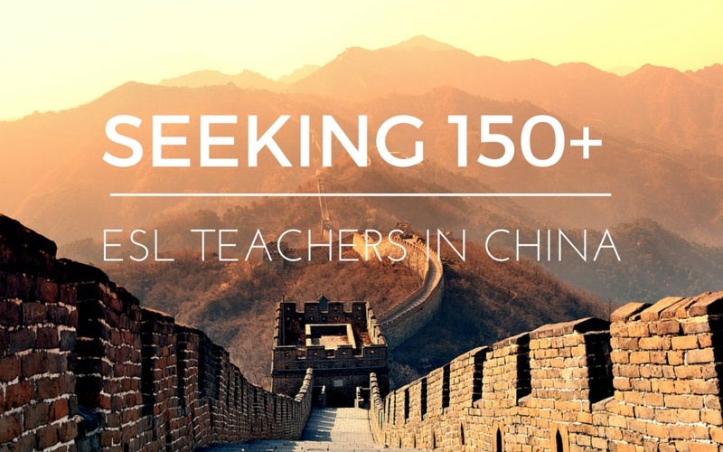 English First is seeking over 150 new grads for teaching jobs in China
