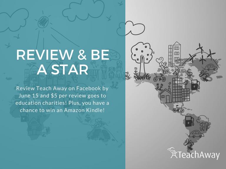 Review us & we’ll donate 5 to Education Without Borders Teach Away