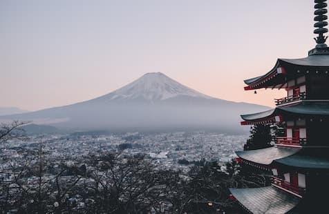 Japan mountain scenery - teach English in Japan