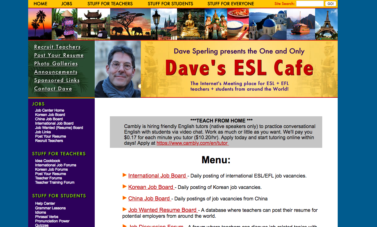 teach english abroad job listings