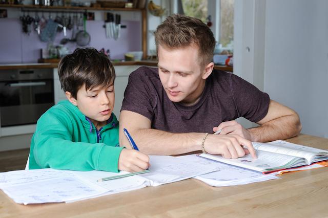 esl teacher tutoring a student