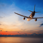 Plane taking off - how to travel and make money by teaching English abroad