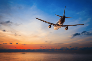 Plane taking off - how to travel and make money by teaching English abroad