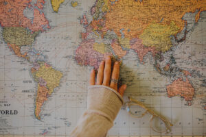 Photo of map and the best places to teach english abroad with TEFL certification