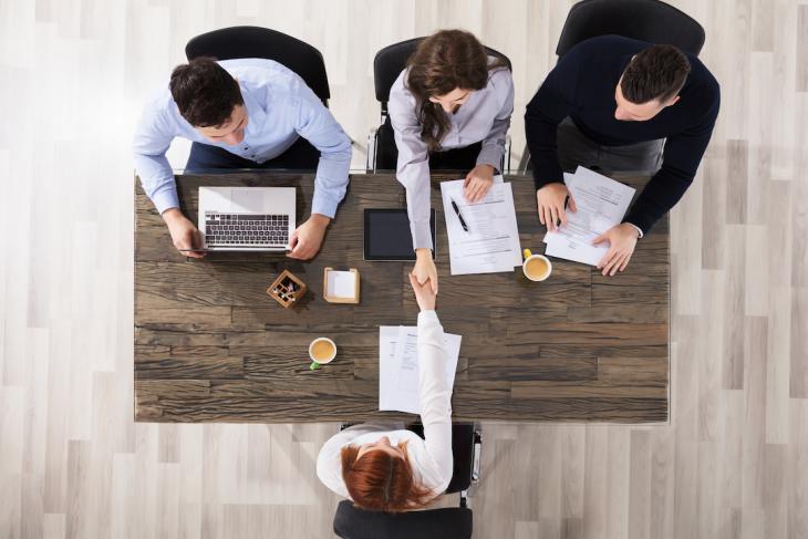 teacher being hired at school - teacher recruitment services