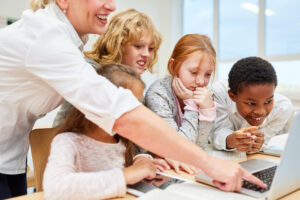 Photo of a class example of digital literacy for teachers.