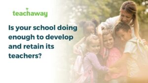 successful teacher retention example of teacher embracing students
