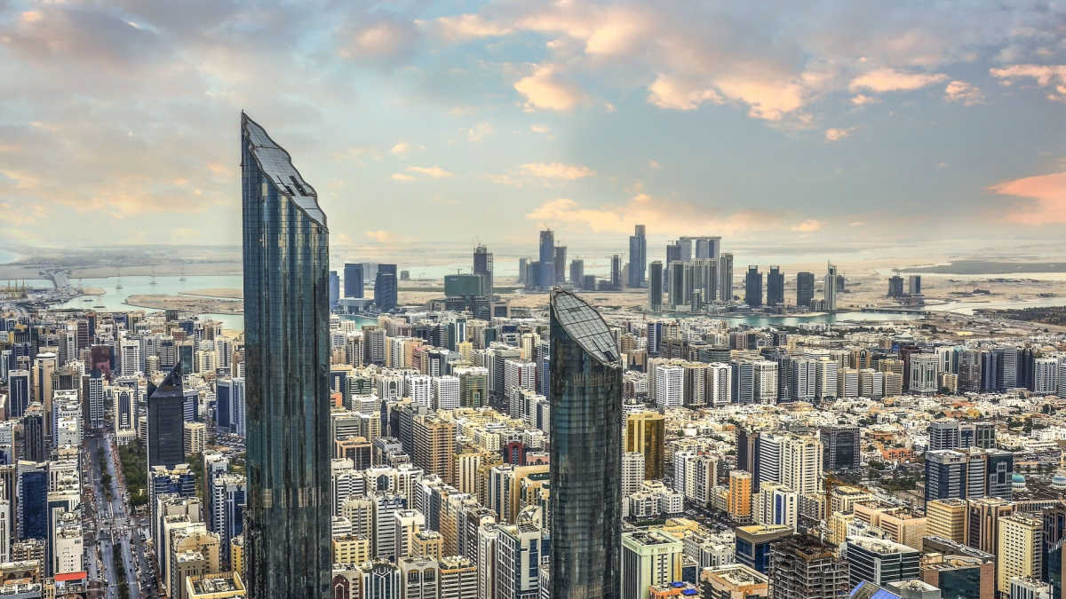 abu dhabi city skyline esl teachers will enjoy while working ADVETI