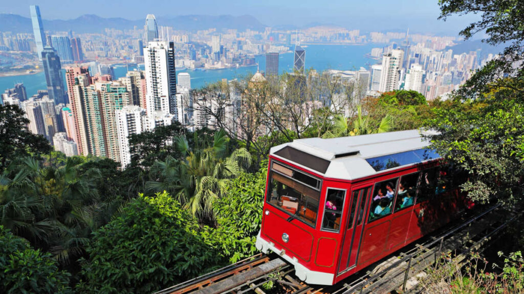 train heading to primary schools in hong kong