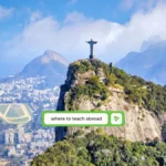 christ the redeemer over rio de janeiro in brazil, one of the best countries to live in south america and teach abroad