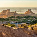 Jebel Hafit mountains at dusk to enjoy while you teach in Al Ain UAE