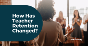 teacher retention practices in place at a school with a classroom full of teachers