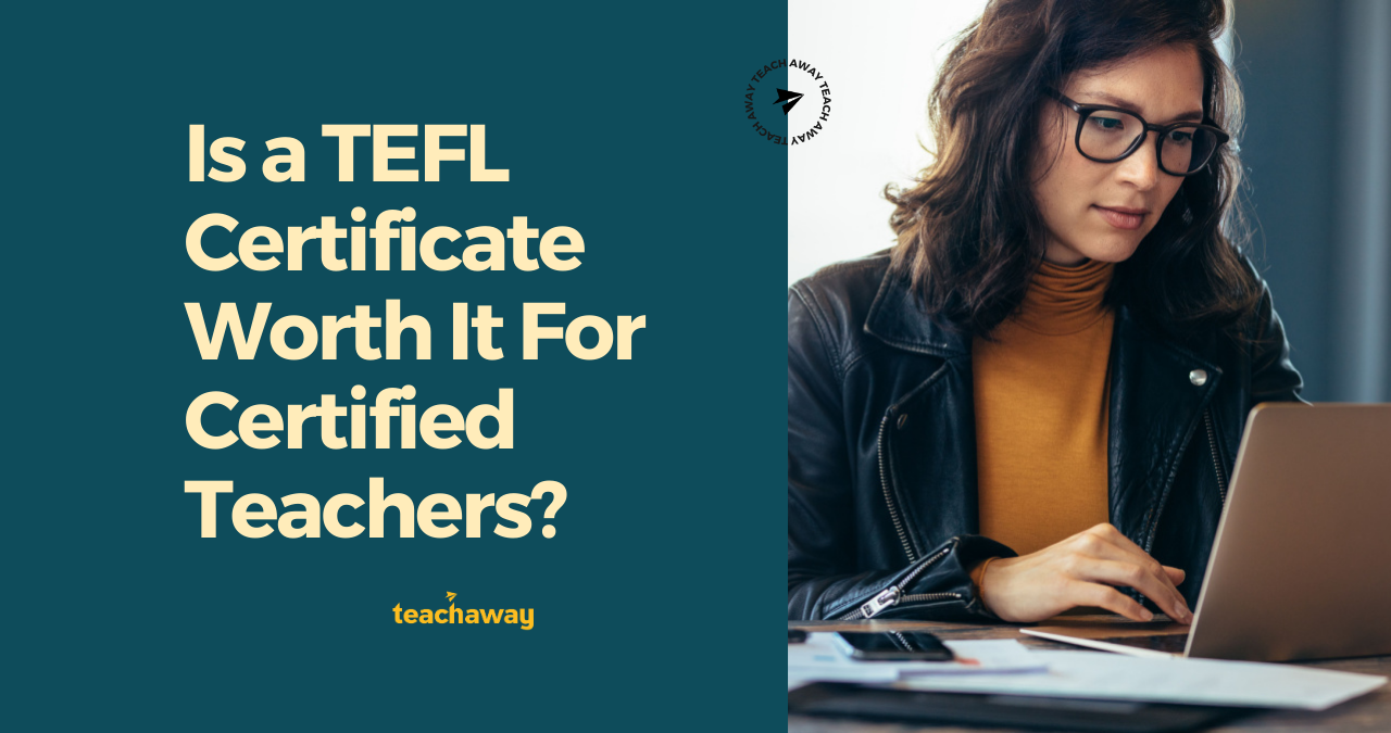 certified teacher getting a tefl certificate