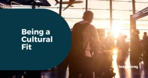 teachers abroad at airport experiencing cultural fit