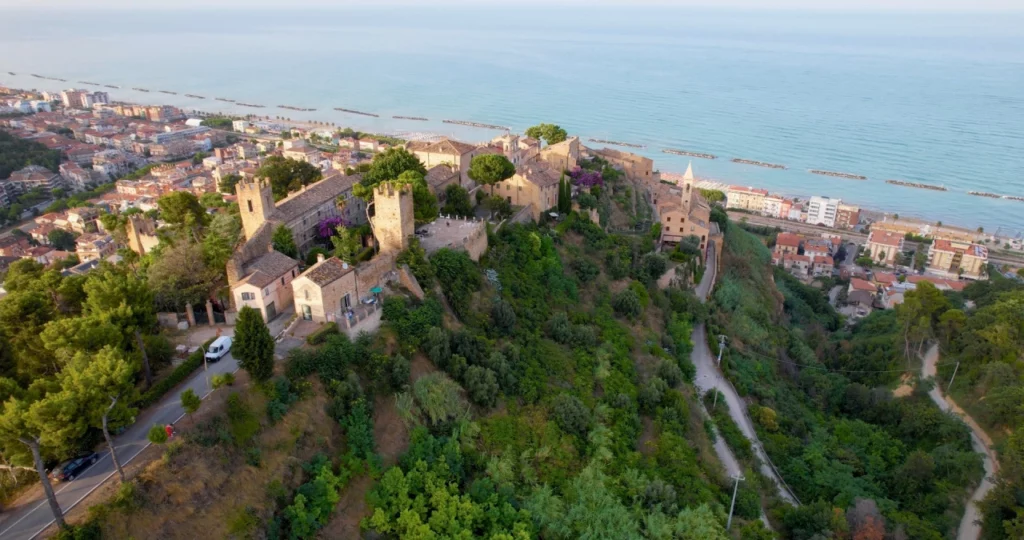 view of cupra marittima, italy for volunteer camp counsellors in italy 2024