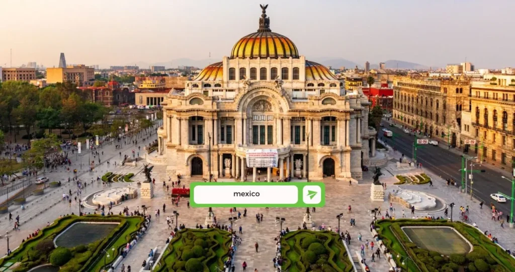 mexico city, palacio de bellas artas