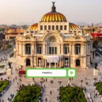 mexico city, palacio de bellas artas