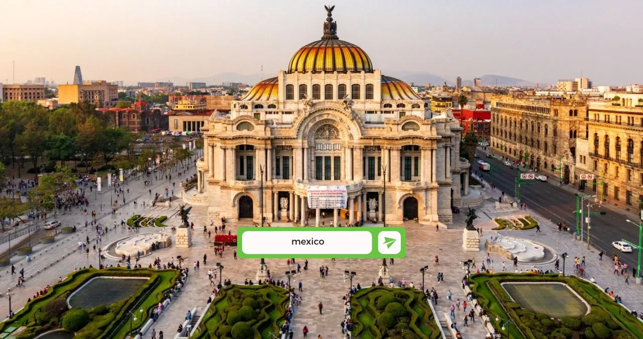 mexico city, palacio de bellas artas