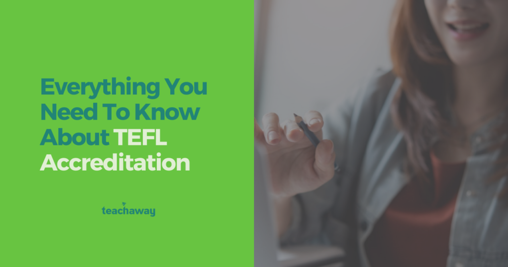 student at laptop everything about tefl accreditation