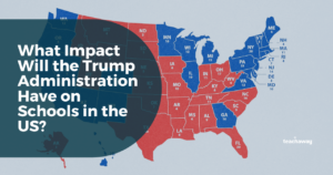 illustration of the usa's electoral college map and how many seats each state is allotted