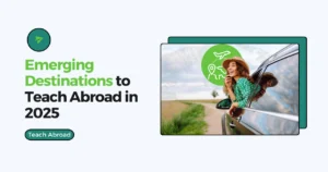 blog banner for where to teach abroad in 2025