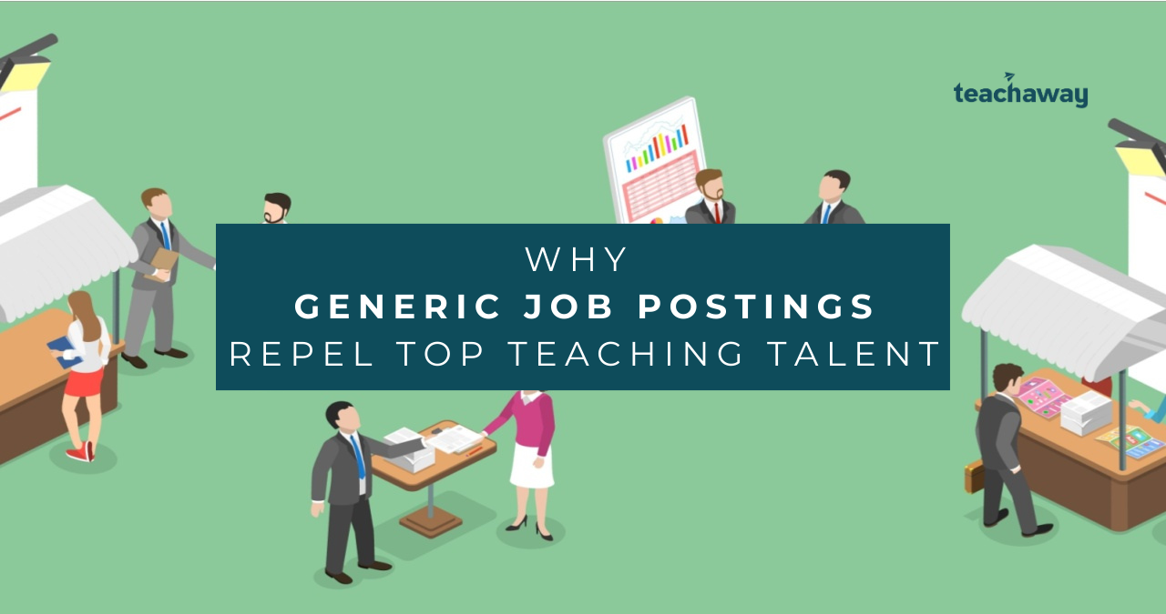 teachers deciding between schools based on generic job postings