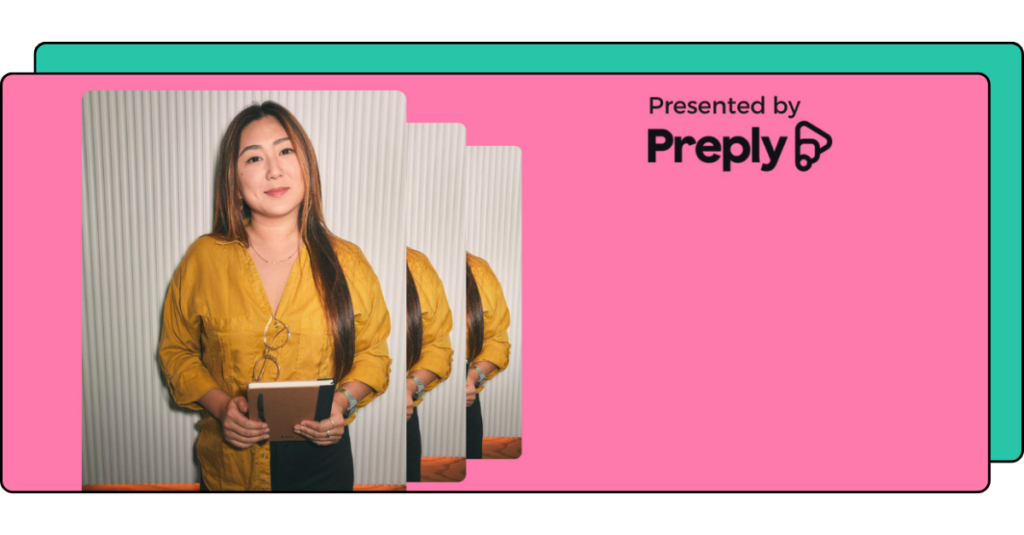 webinar banner for preply on how to keep students after the first lesson