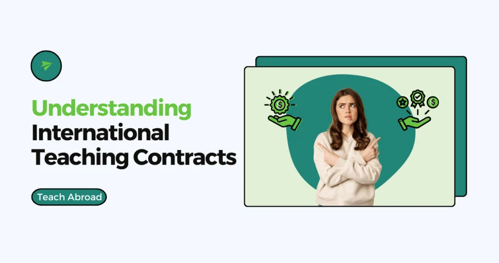teacher learning about international teaching contracts