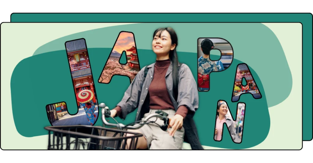 esl teacher cycling in japan